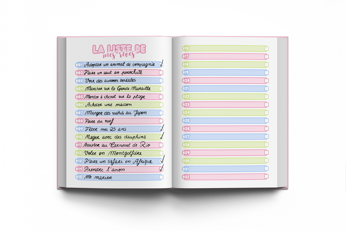 Bucket List - 100 choses à faire